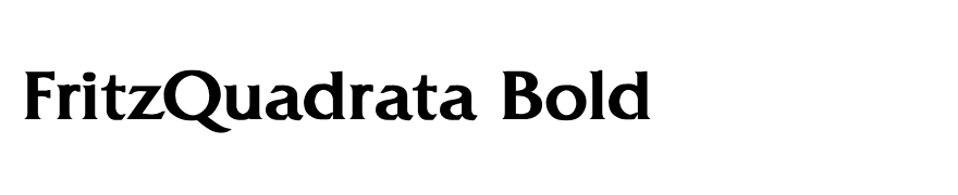 FritzQuadrata Bold