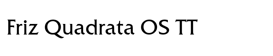 Friz Quadrata OS TT