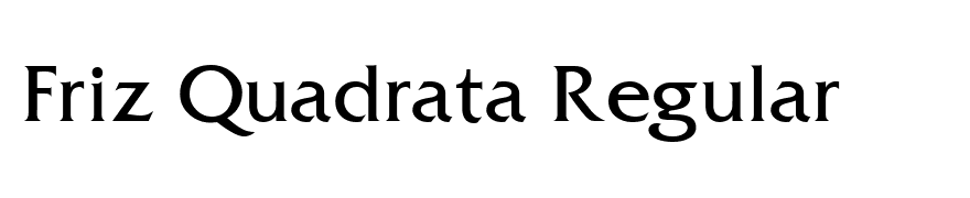 Friz Quadrata Regular