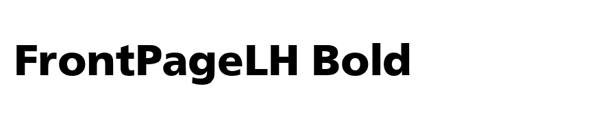 FrontPageLH Bold