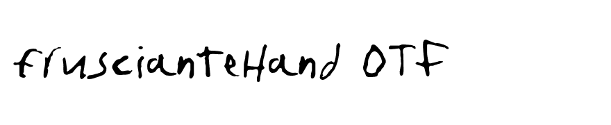 fruscianteHand OTF
