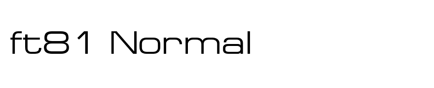 ft81 Normal