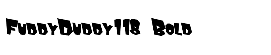 FuddyDuddy118 Bold