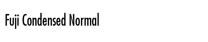 Fuji Condensed Normal