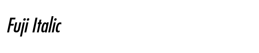 Fuji Italic