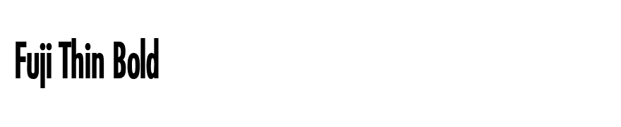 Fuji Thin Bold