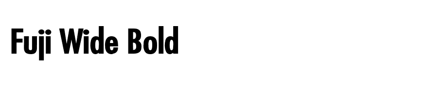 Fuji Wide Bold