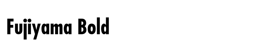 Fujiyama Bold