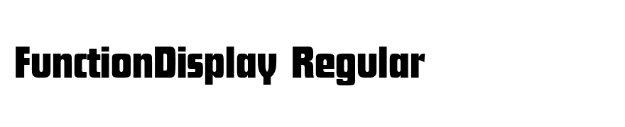 FunctionDisplay Regular
