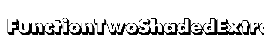 FunctionTwoShadedExtrabold-Regular