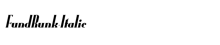 FundRunk-Italic