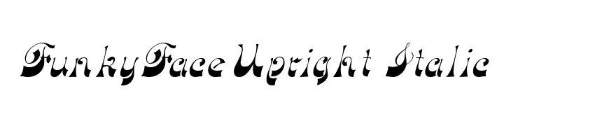 FunkyFaceUpright Italic