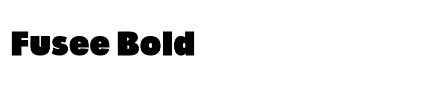 Fusee Bold