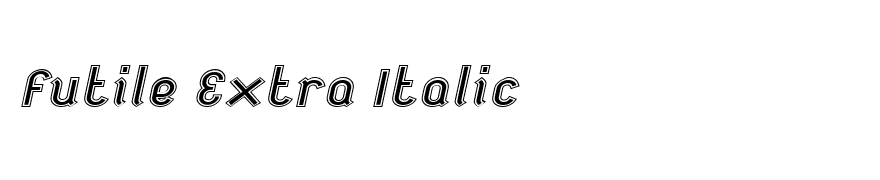 Futile Extra Italic