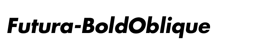 Futura-BoldOblique