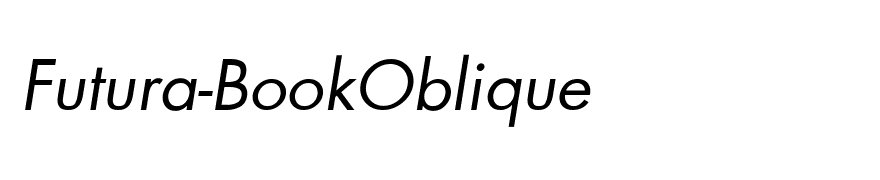Futura-BookOblique