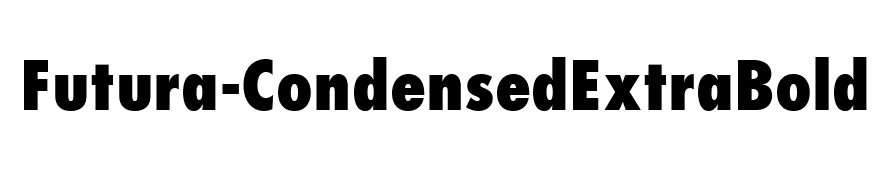Futura-CondensedExtraBold