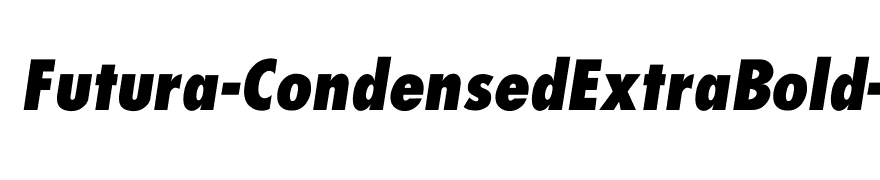 Futura-CondensedExtraBold-Italic