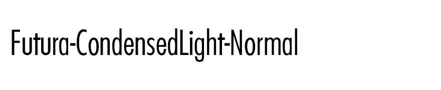 Futura-CondensedLight-Normal