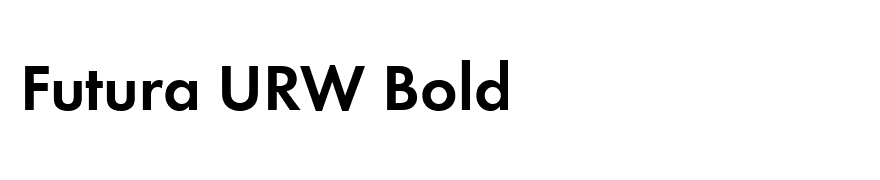 Futura URW Bold