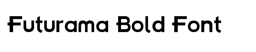Futurama Bold Font
