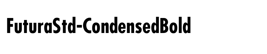 FuturaStd-CondensedBold