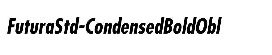 FuturaStd-CondensedBoldObl