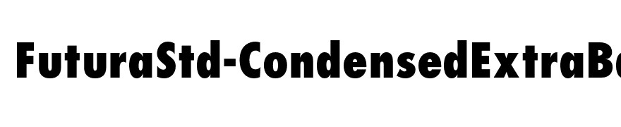 FuturaStd-CondensedExtraBd