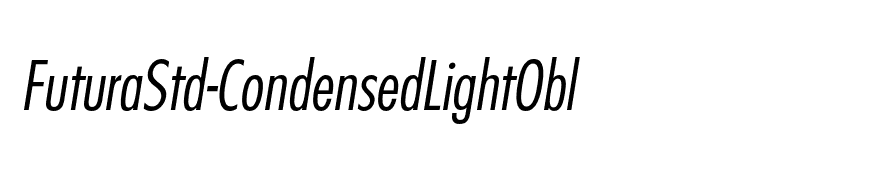 FuturaStd-CondensedLightObl
