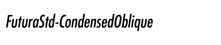 FuturaStd-CondensedOblique