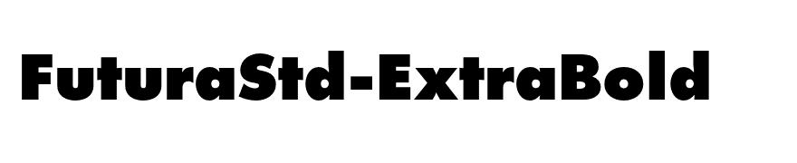 FuturaStd-ExtraBold
