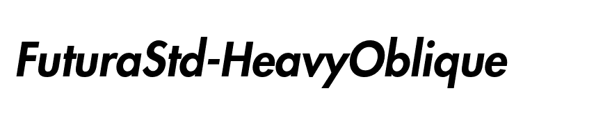 FuturaStd-HeavyOblique