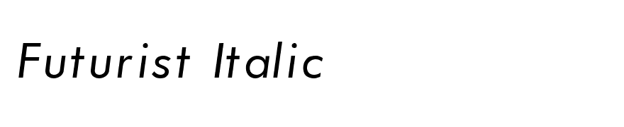 Futurist Italic