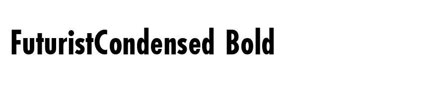 FuturistCondensed Bold