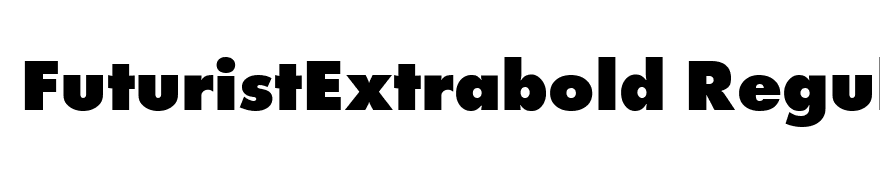 FuturistExtrabold Regular