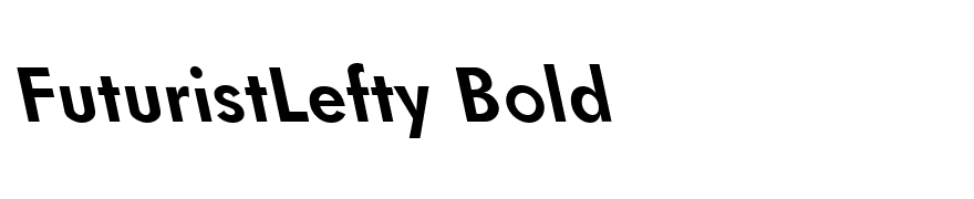 FuturistLefty Bold