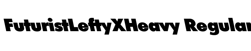 FuturistLeftyXHeavy Regular