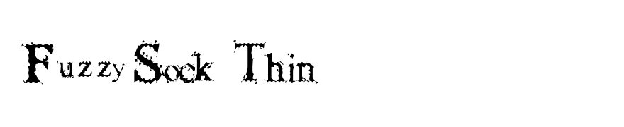 FuzzySock Thin