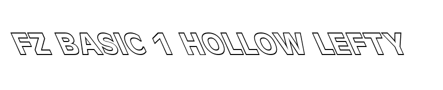 FZ BASIC 1 HOLLOW LEFTY