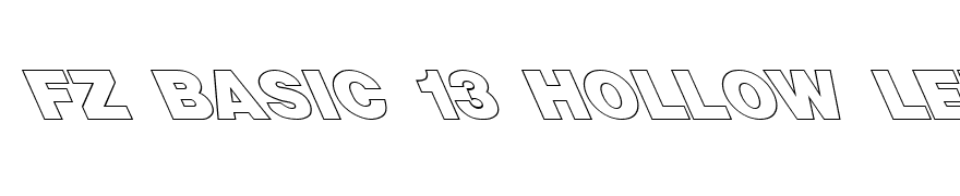 FZ BASIC 13 HOLLOW LEFTY