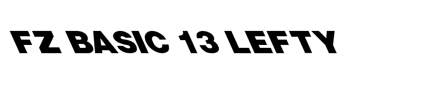 FZ BASIC 13 LEFTY