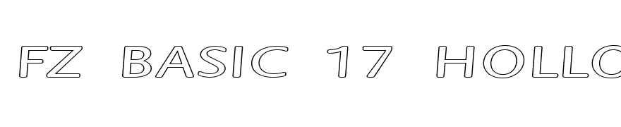 FZ BASIC 17 HOLLOW EX