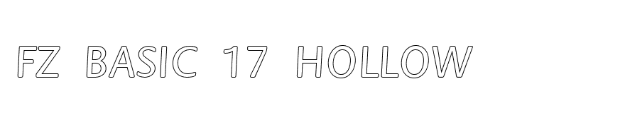 FZ BASIC 17 HOLLOW