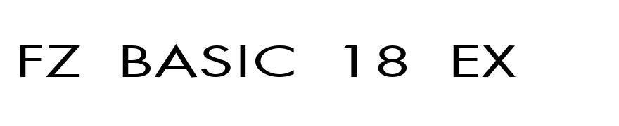 FZ BASIC 18 EX