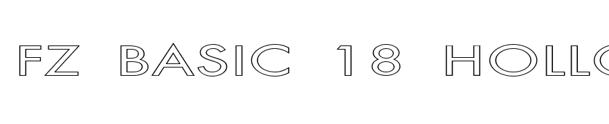 FZ BASIC 18 HOLLOW EX