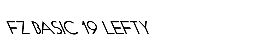 FZ BASIC 19 LEFTY