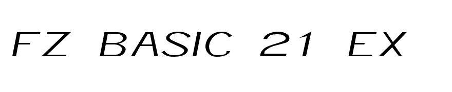 FZ BASIC 21 EX