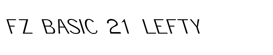 FZ BASIC 21 LEFTY