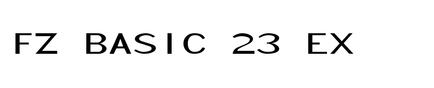 FZ BASIC 23 EX