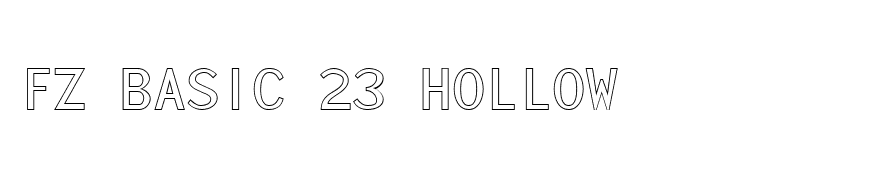 FZ BASIC 23 HOLLOW